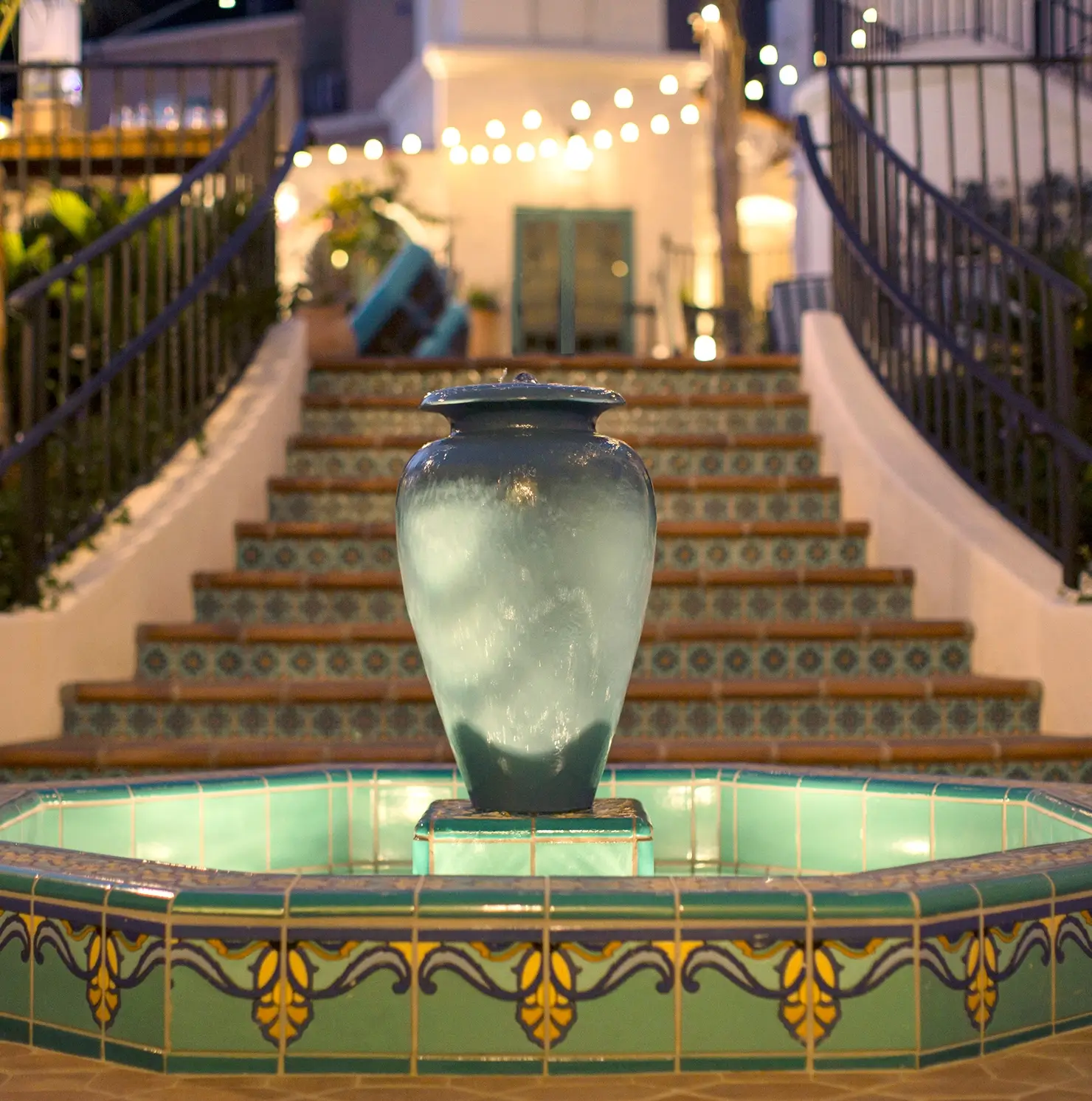 spa and lounge chairs in luxury private spa